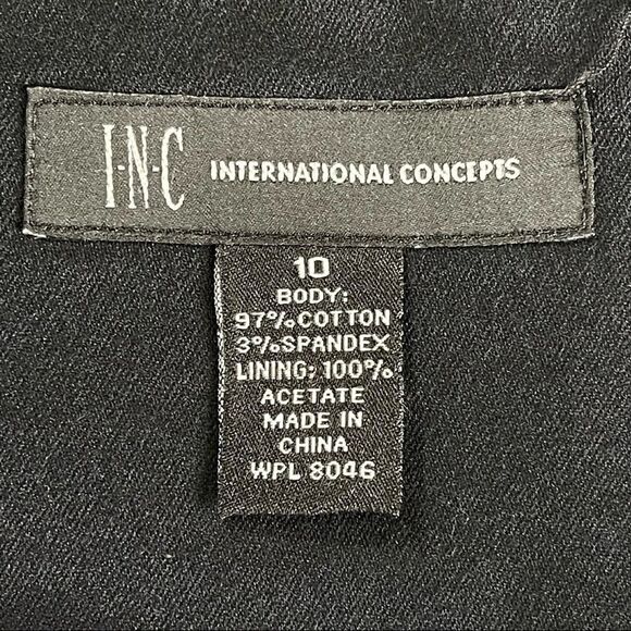 International Concepts Black Pleated Skirt Size 10 - Picture 3 of 11